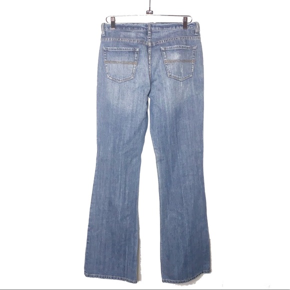 EXPRESS Blue X2 Flare Leg Jeans 8L - Picture 4 of 5